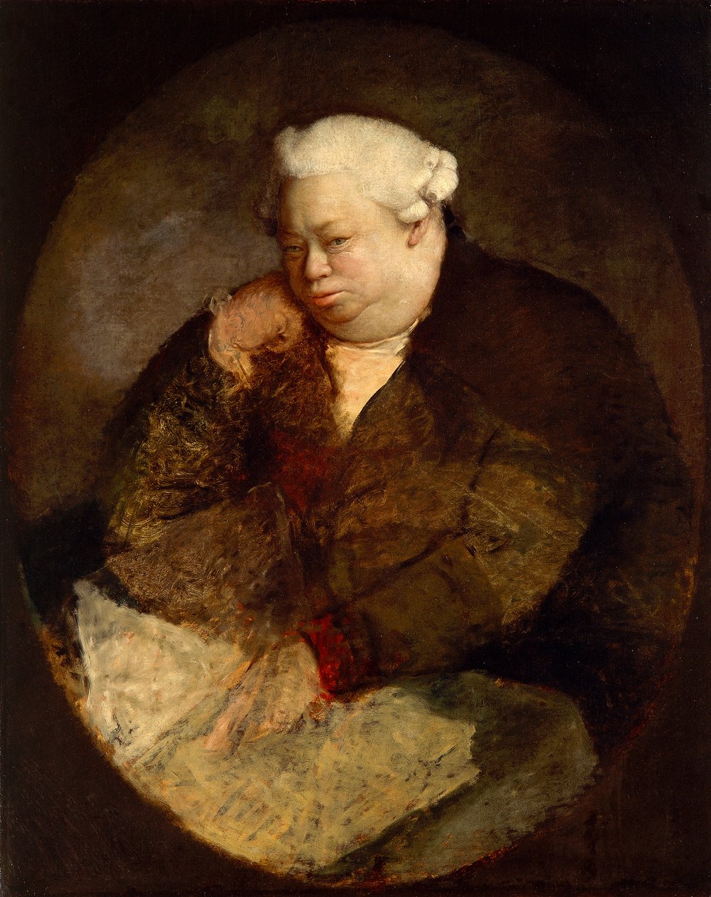 Portræt af Amedeo Swayer af Antonio Canova (1757-1822) Olie på lærred af Antonio Canova