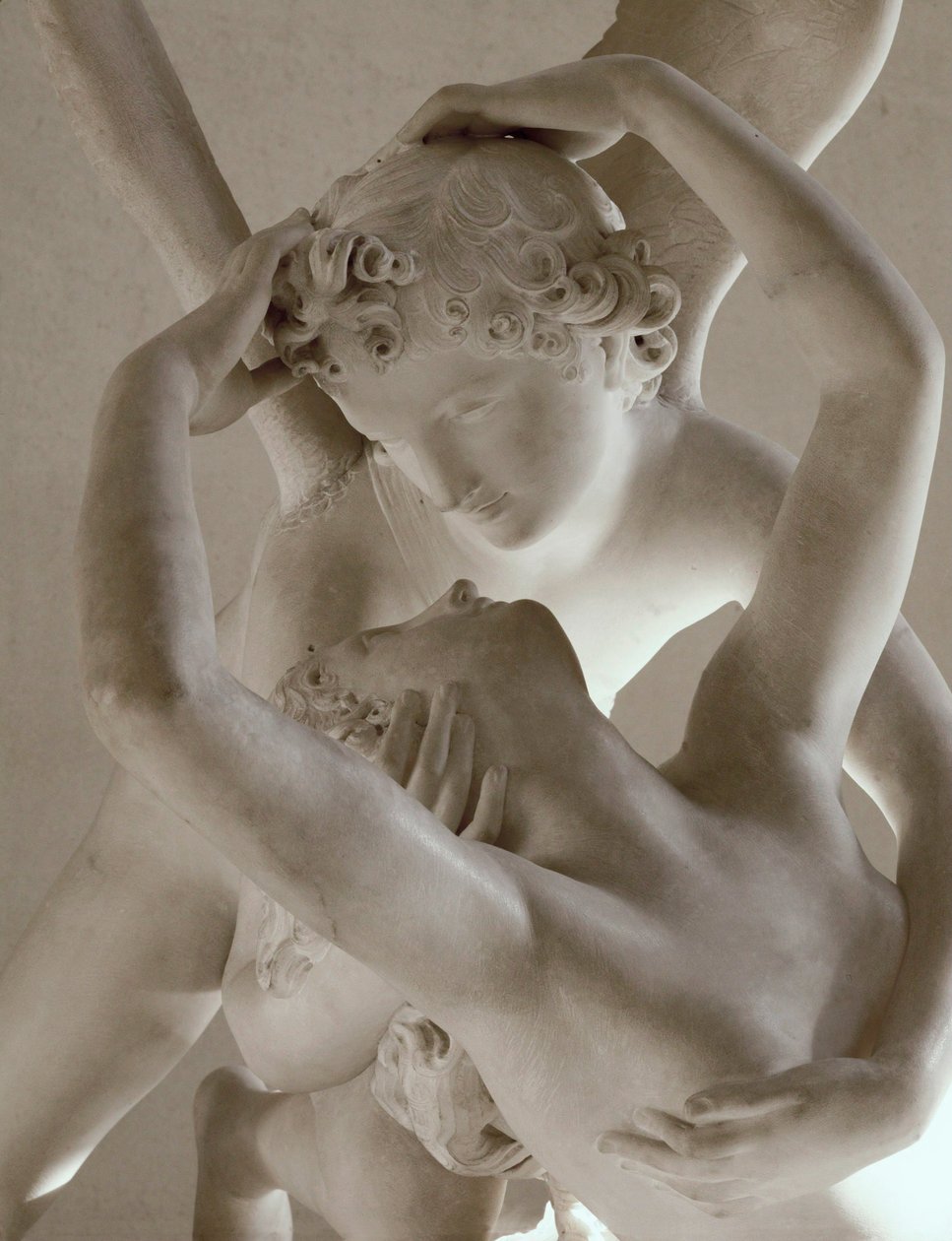 Psyke vækkes til live af Amors kys ... af Antonio Canova