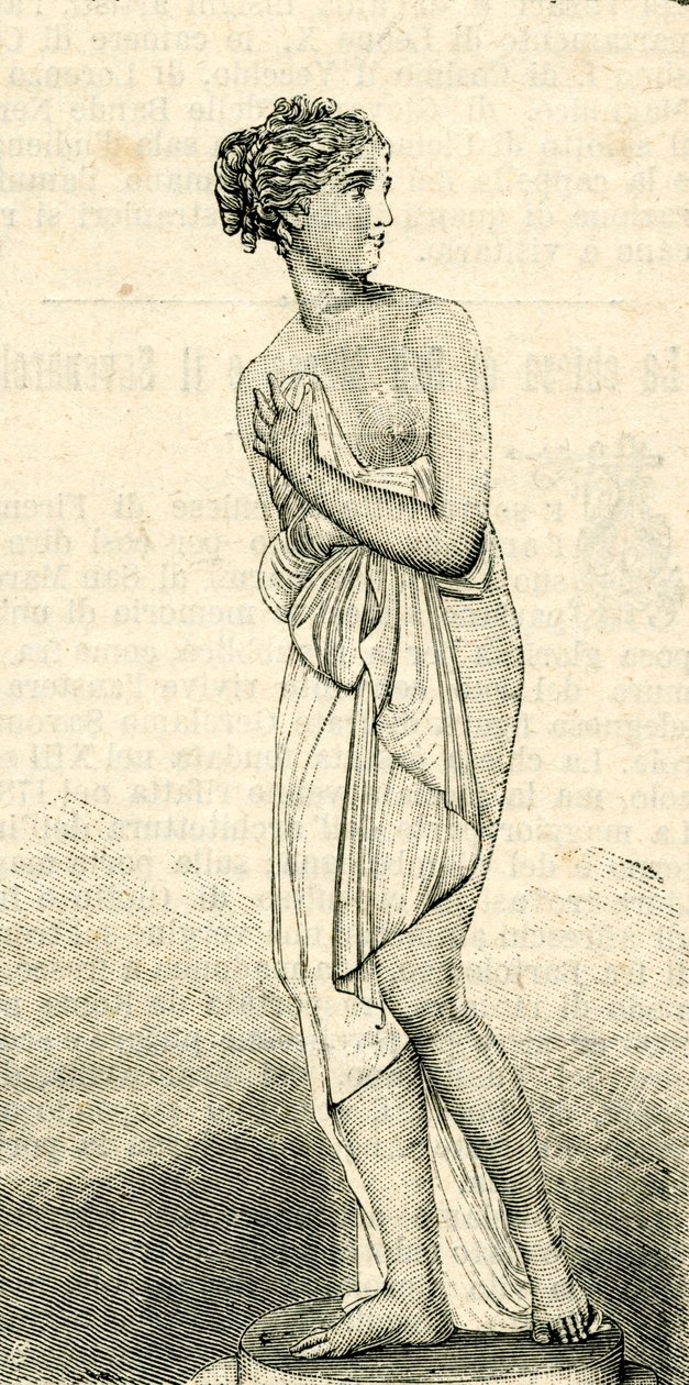 Venus Italica, af Antonio Canova (1757-1822), Galleria Palatina, Firenze, Toscana, Italien af Antonio Canova