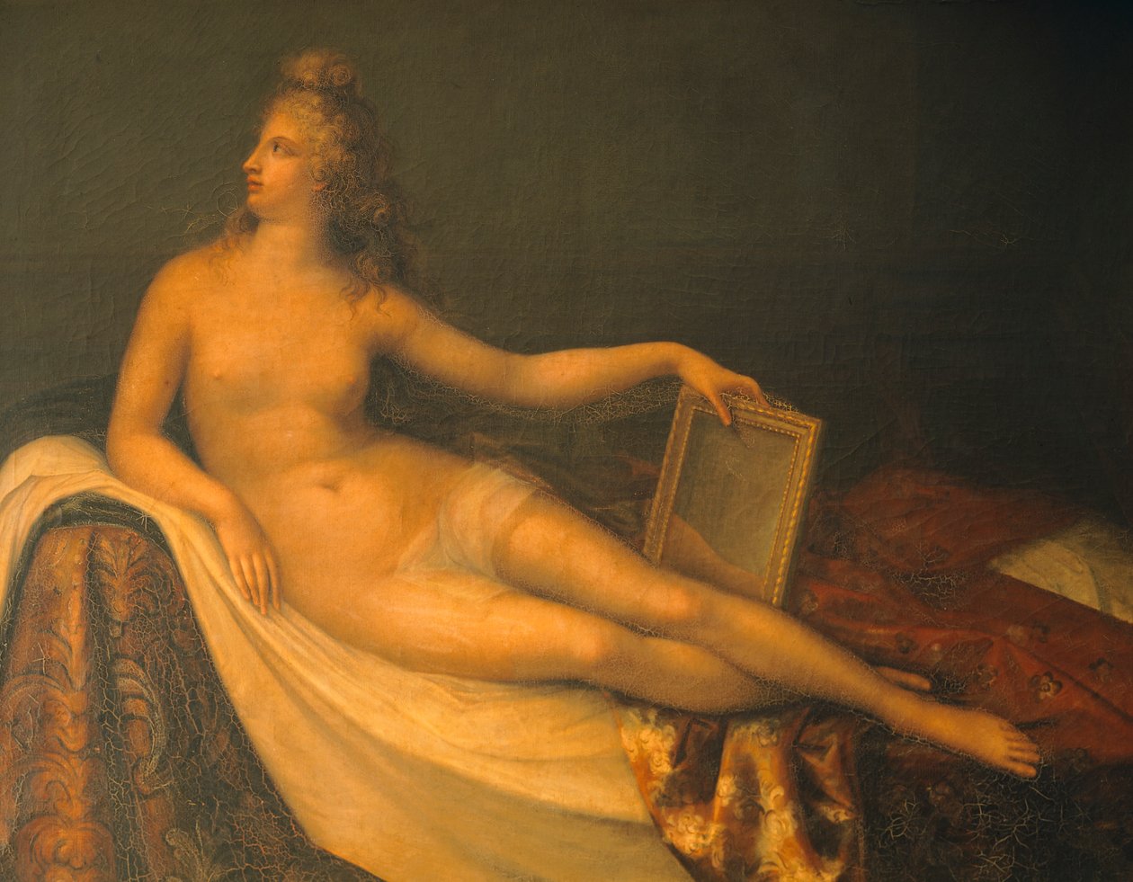 Venus med spejl af Antonio Canova (1757-1822), olie på lærred af Antonio Canova