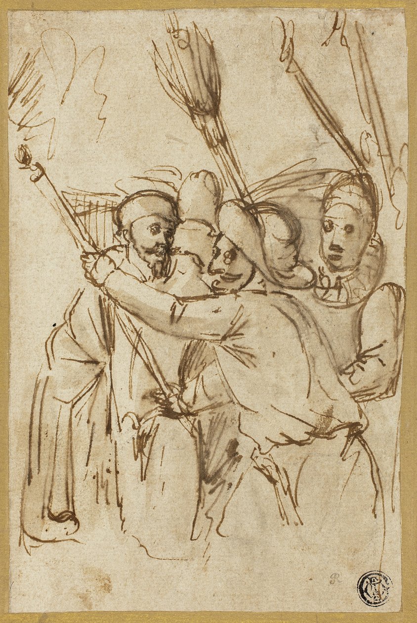 Karnevalsfigurer af Antonio Carracci