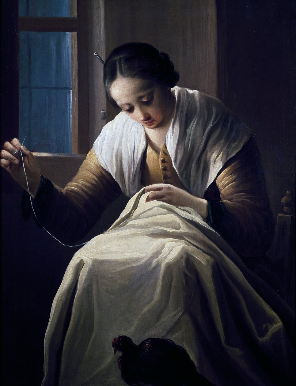 Syerske, af Antonio Cifrondi (1657-1730), Olie på lærred af Antonio Cifrondi
