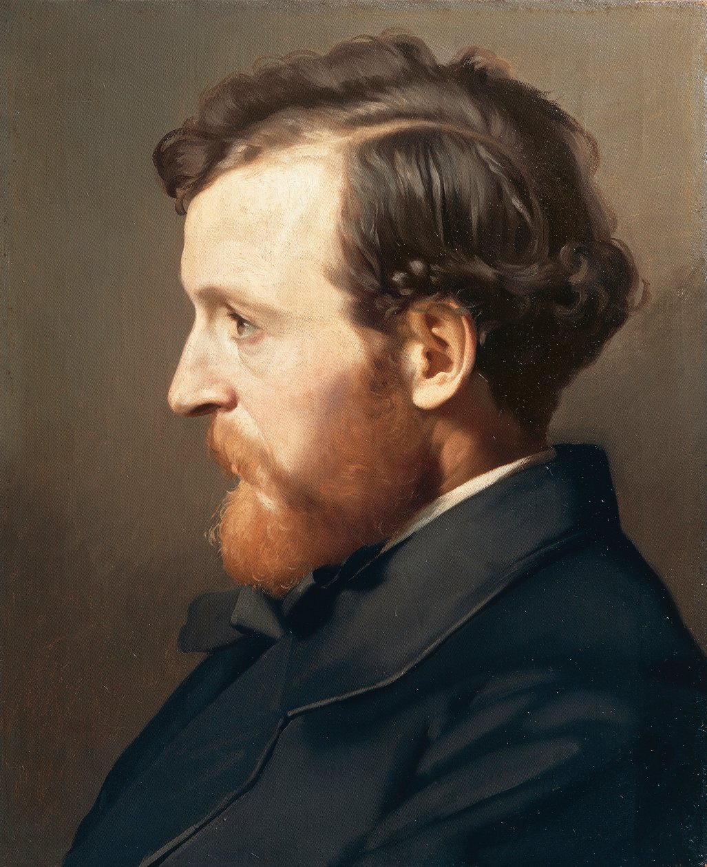 Portræt af Vincenzo Ciseri af Antonio Ciseri (1821-1891) af Antonio Ciseri