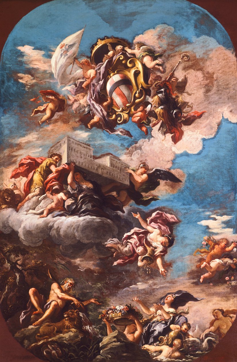 Glorificering af Corsini-familien af Antonio Domenico Gabbiani