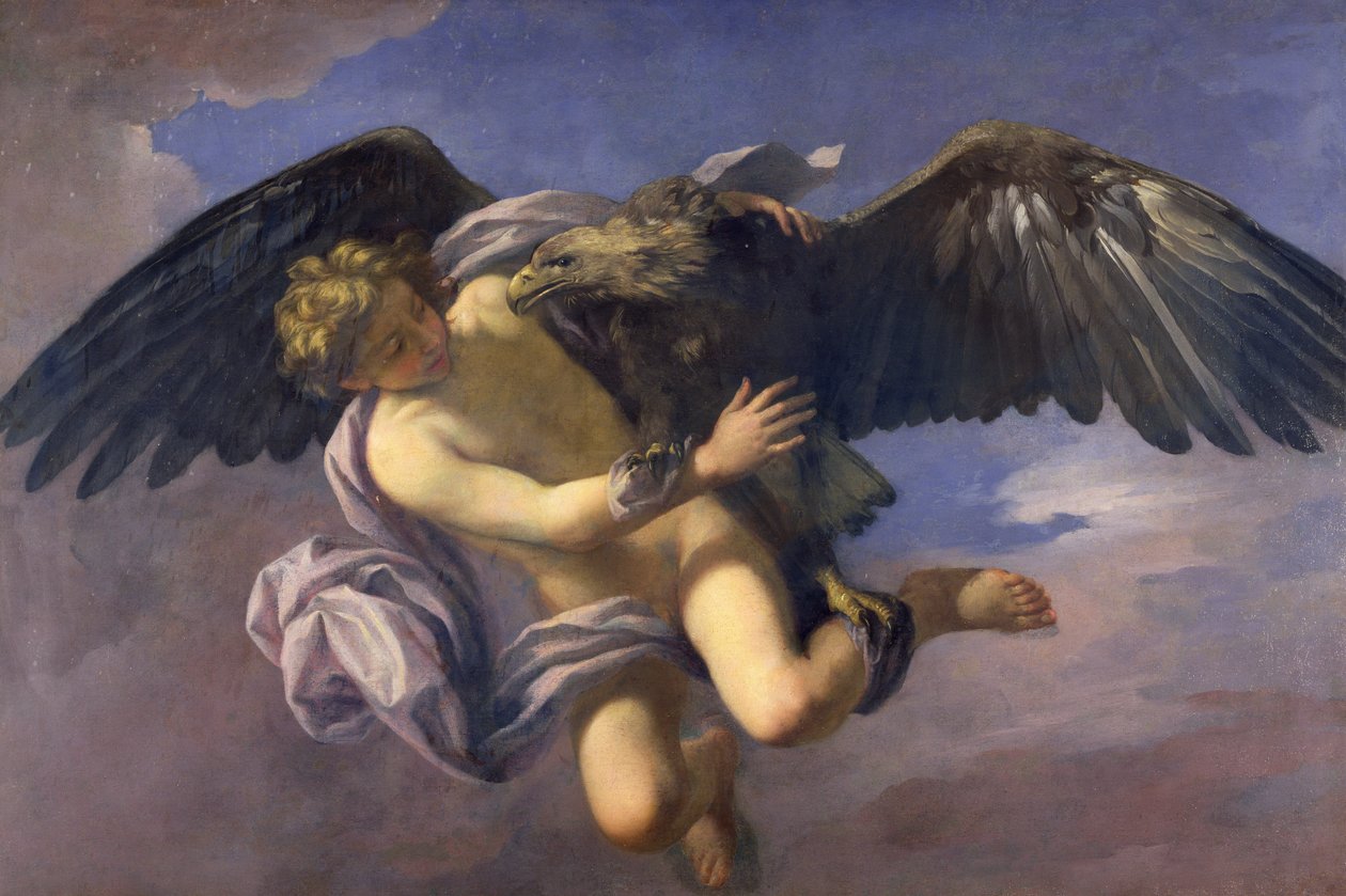 Bortførelsen af Ganymedes, 1700 af Antonio Domenico Gabbiani