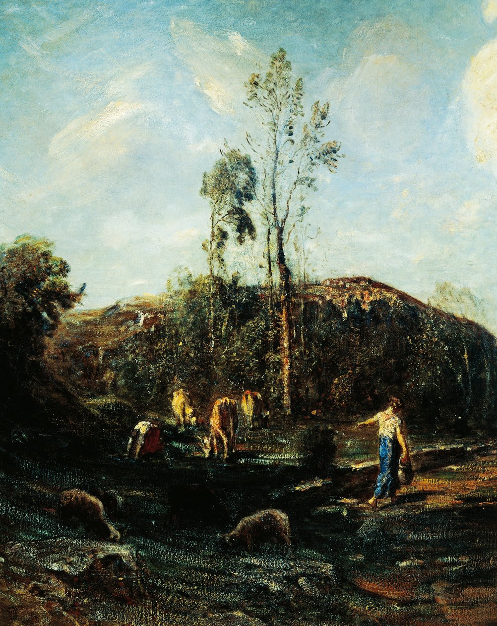 Skyerne af Antonio Fontanesi