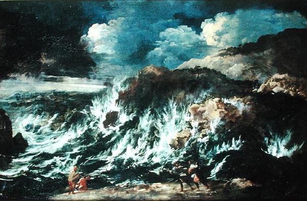 Stormen, før 1700 af Antonio Francesco Peruzzini