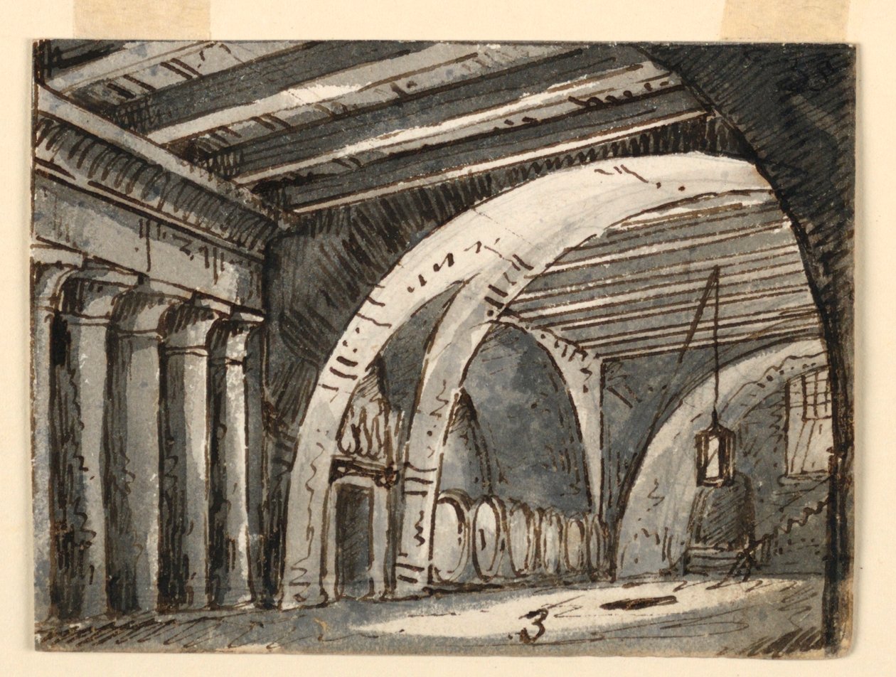 Hvælvet Kælder af Antonio Giuseppe Basoli