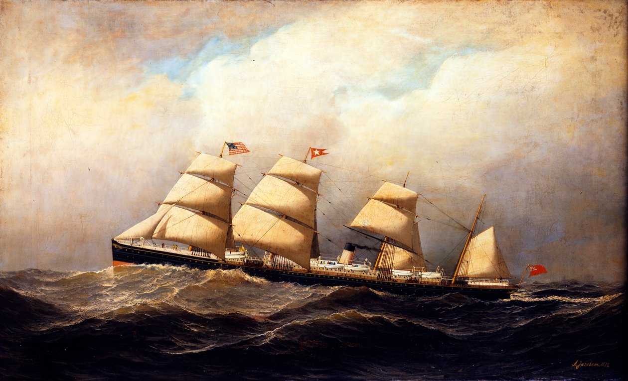 Dampskibet Baltic af Antonio Jacobson