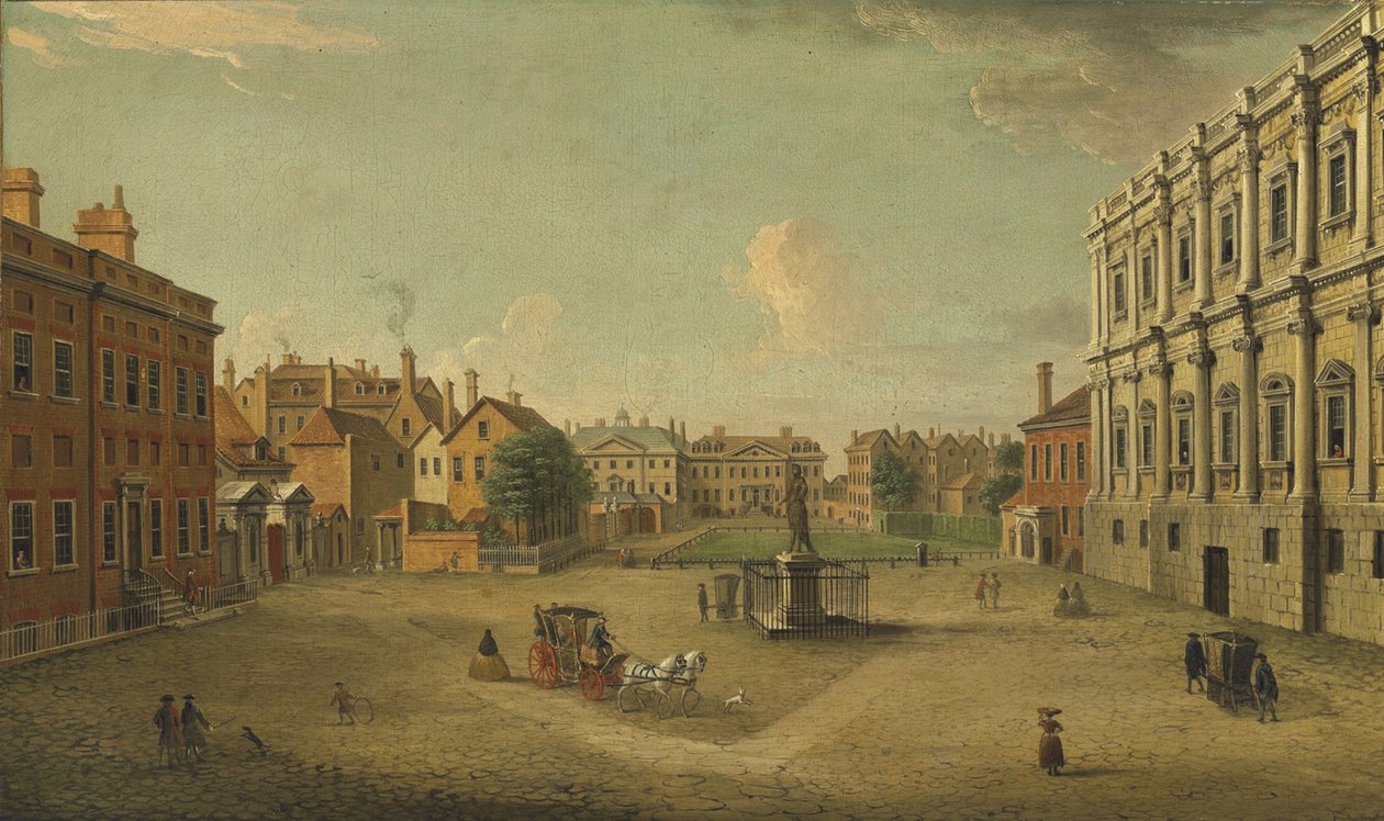 Fire udsigter over London: The Privy Garden, Whitehall af Antonio Joli