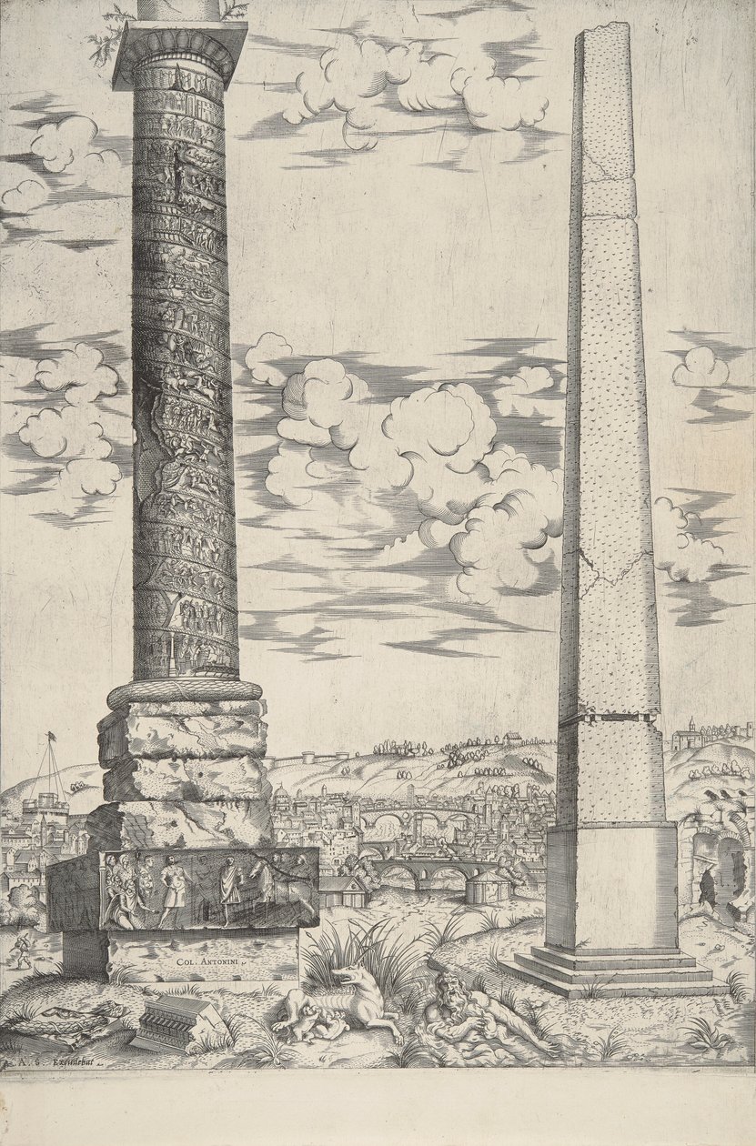 Spejl af romersk storhed af Antonio Lafreri