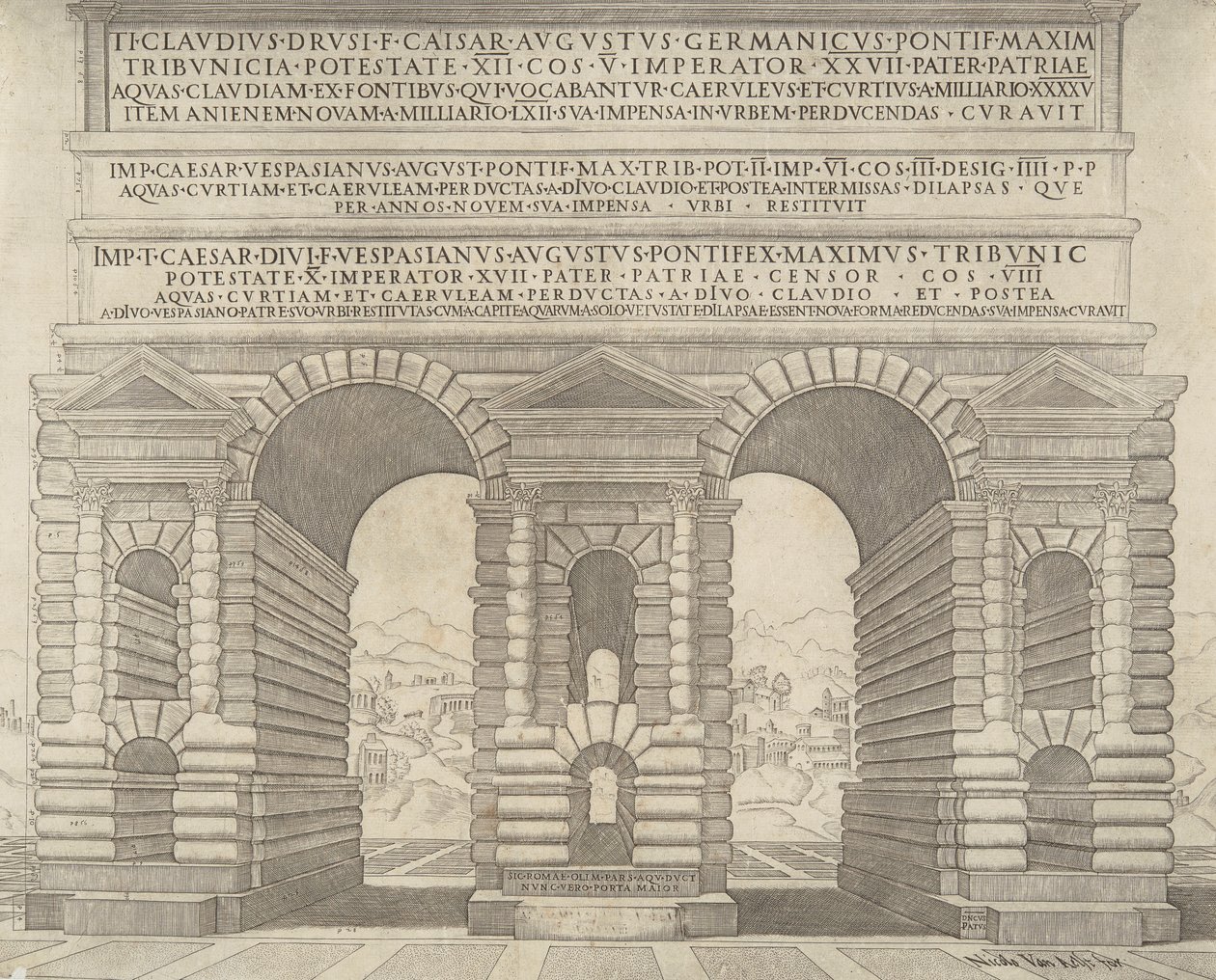 Spejl af romersk storhed af Antonio Lafreri