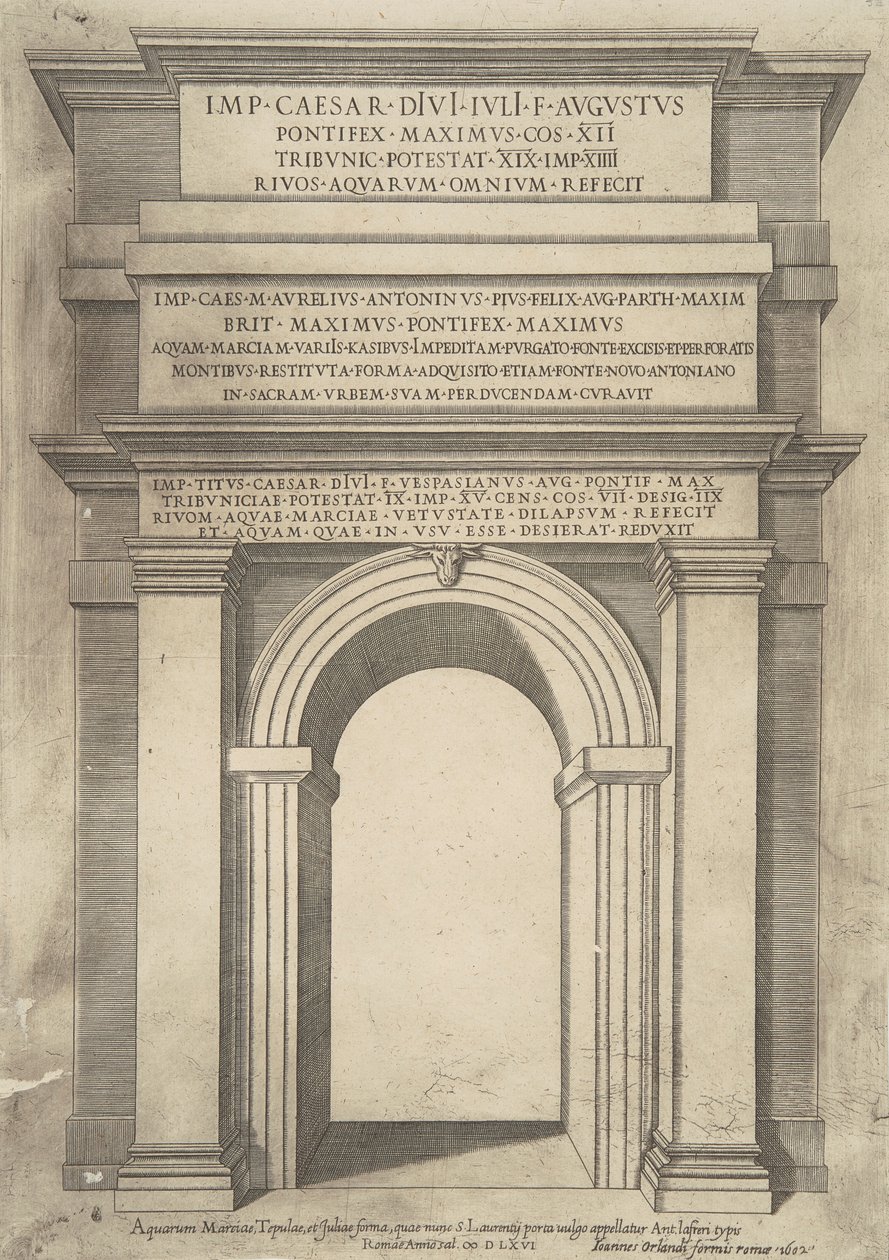 Spejl af romersk storhed af Antonio Lafreri