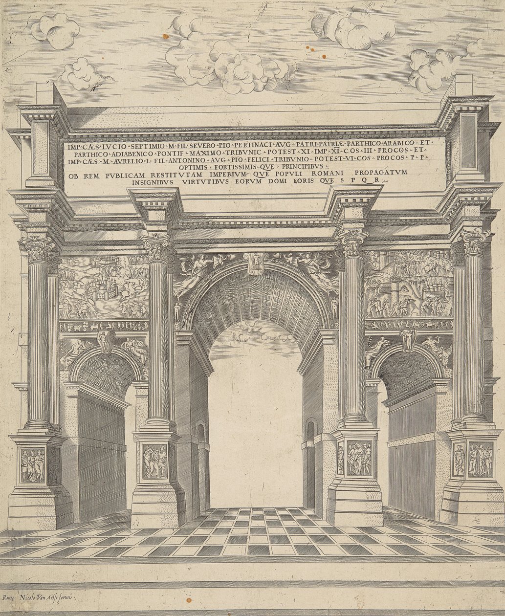 Spejl af romersk storhed af Antonio Lafreri
