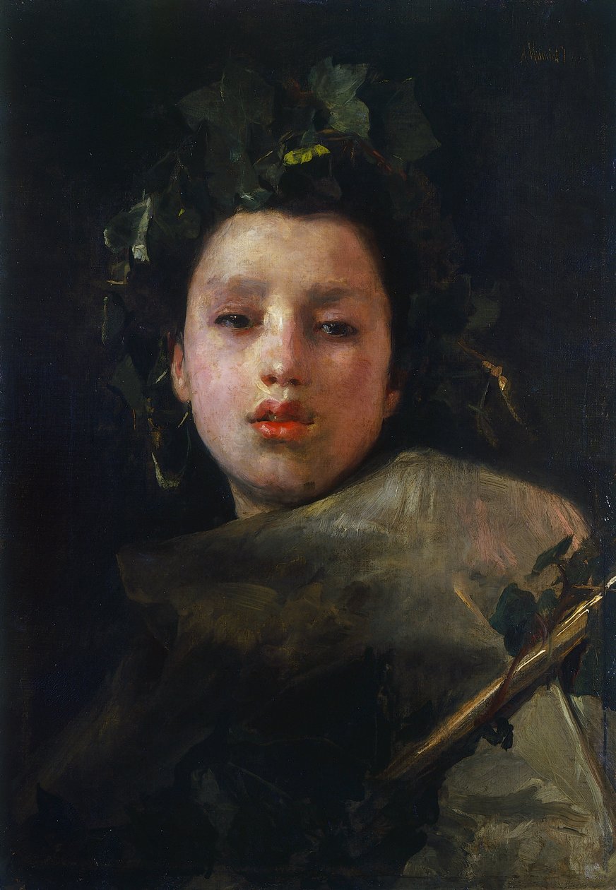 Bacchus som dreng af Antonio Mancini