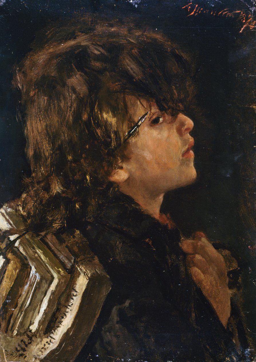 Skoledreng af Antonio Mancini