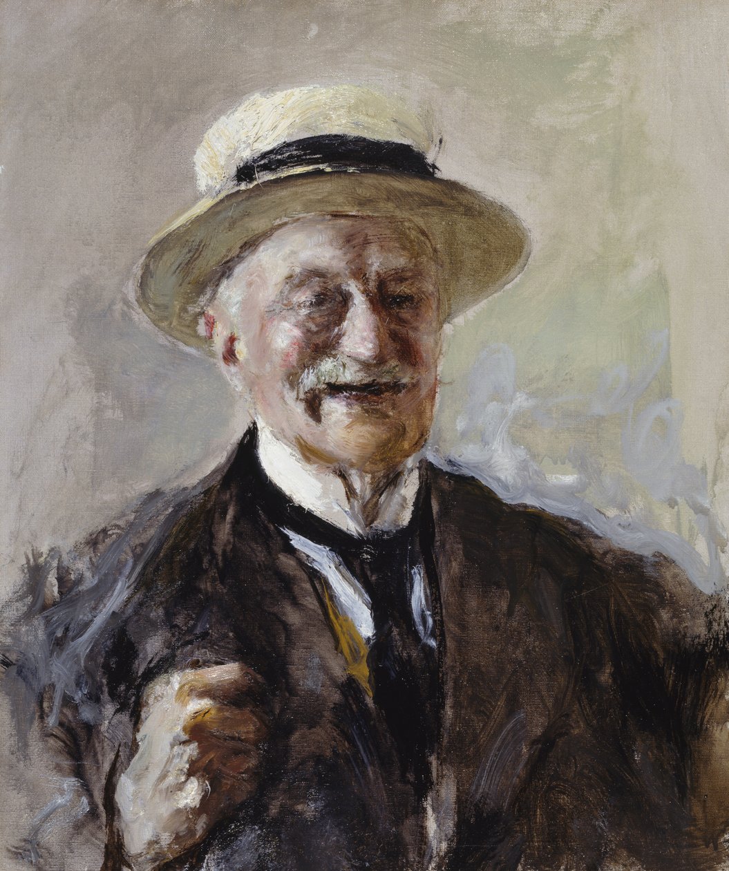 Selvportræt af Antonio Mancini