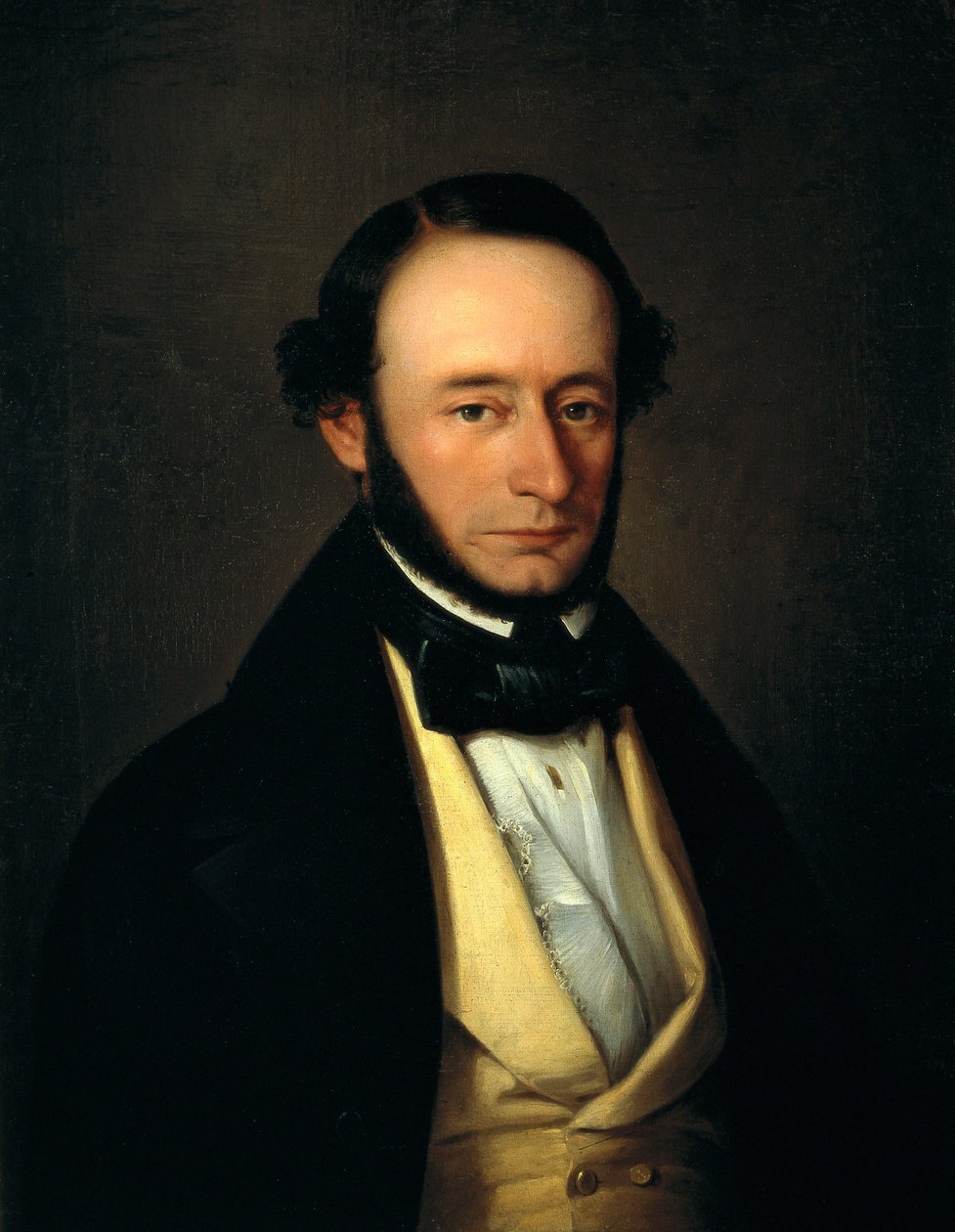 Portræt af Juan Prim y Prats (Don Joan Prim, greve af Reus, Viscount of Bruch, Marquis of Castillejos af Antonio María Esquivel y Suárez de Urbina
