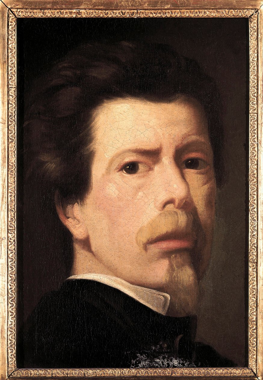 Selvportræt. Maleri af Antonio Maria Esquivel y Suarez de Urbina (1806-1857). olie på lærred af Antonio María Esquivel y Suárez de Urbina