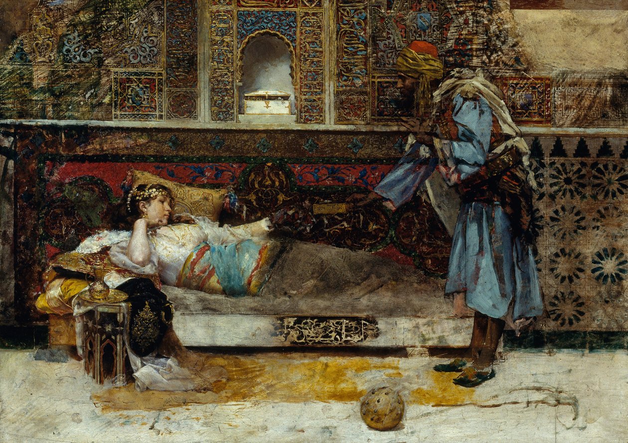Sultanernes gave, 1885-1886 af Antonio Maria Fabres y Costa
