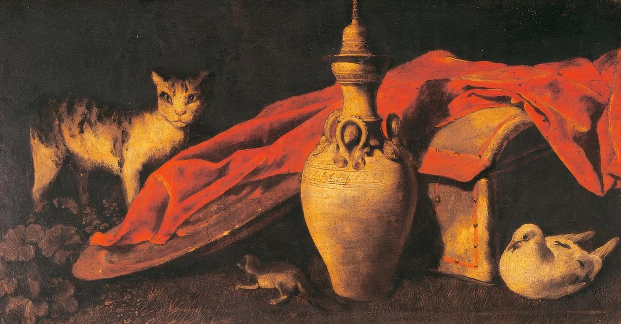 Stilleben med dyr af Antonio Maria Vassallo