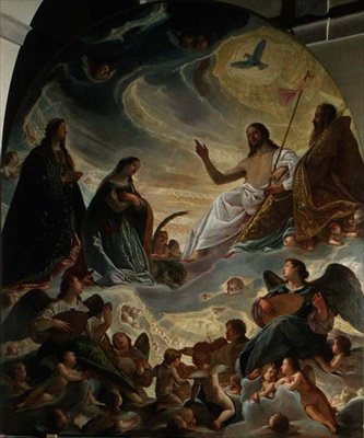 Forherligelsen af St. Ursula og St. Margaret af Antonio Maria Viani