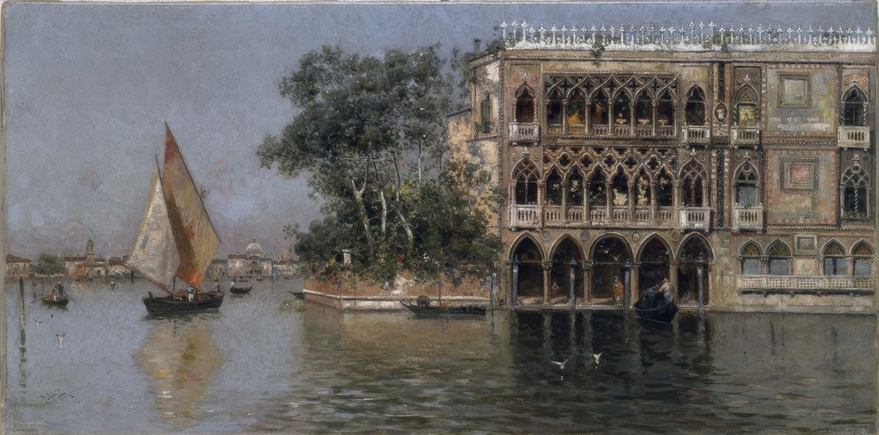 Udsigt over Venedig af Antonio Maria de Reyna Manescau