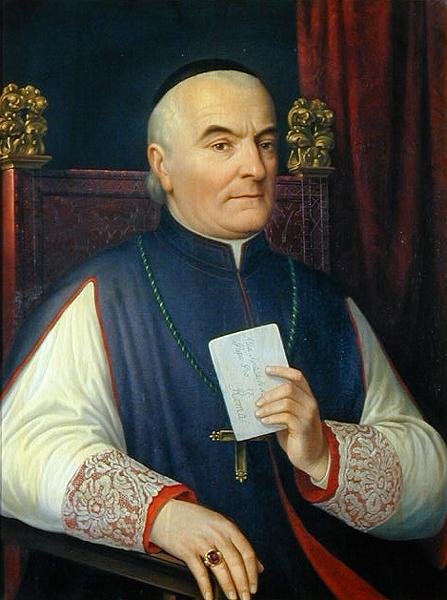 Portræt af Monsignor Ferdinando Baldanzi, ærkebiskop af Siena af Antonio Marini