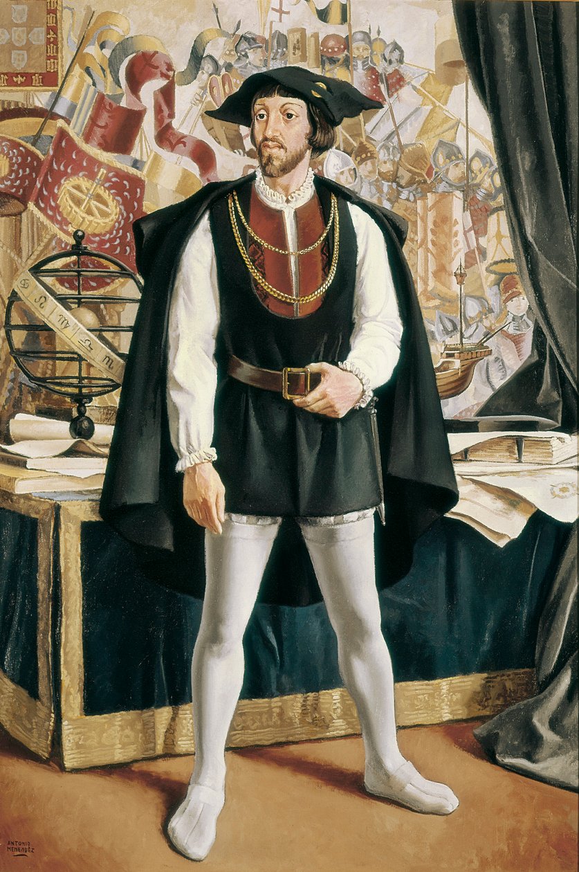 Portræt af Johannes II af Portugal af Antonio Menendez