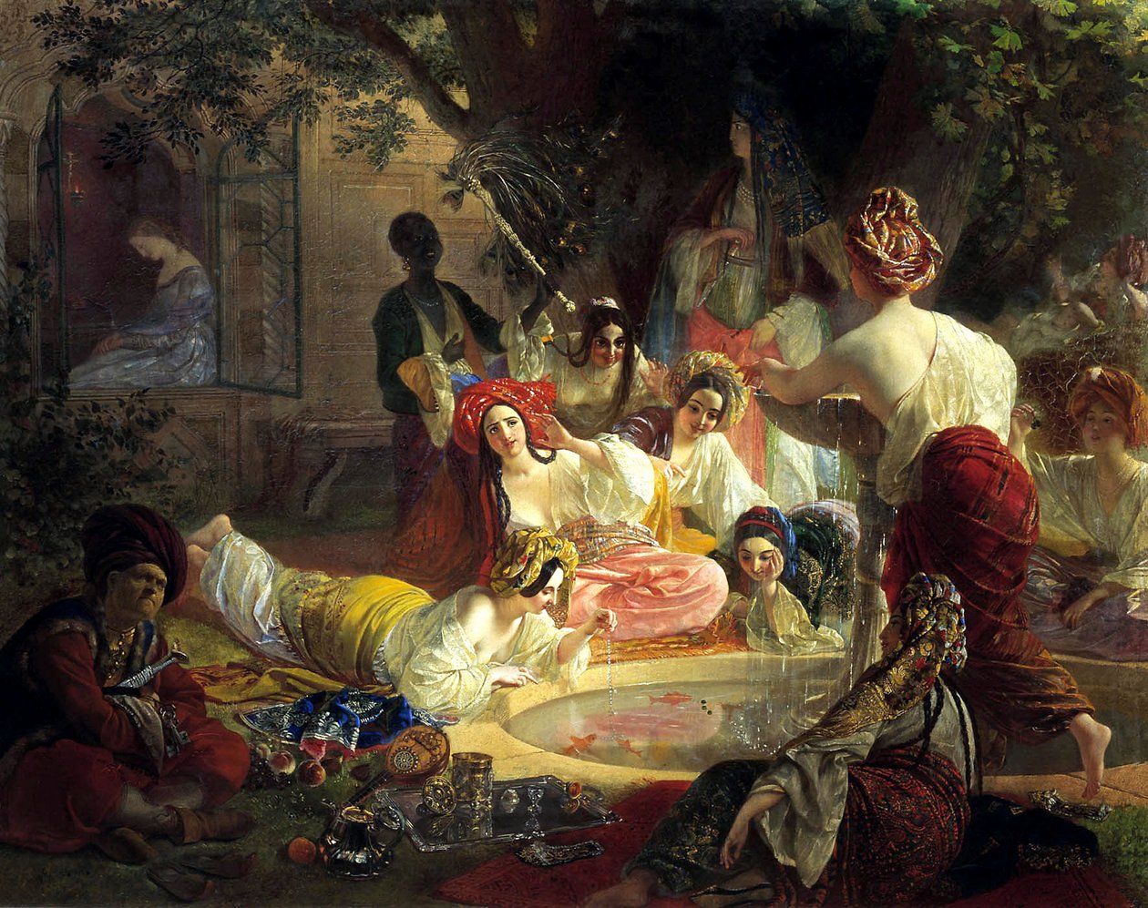 Fontænen af Bahçesaray, 1849. af Antonio Molinari