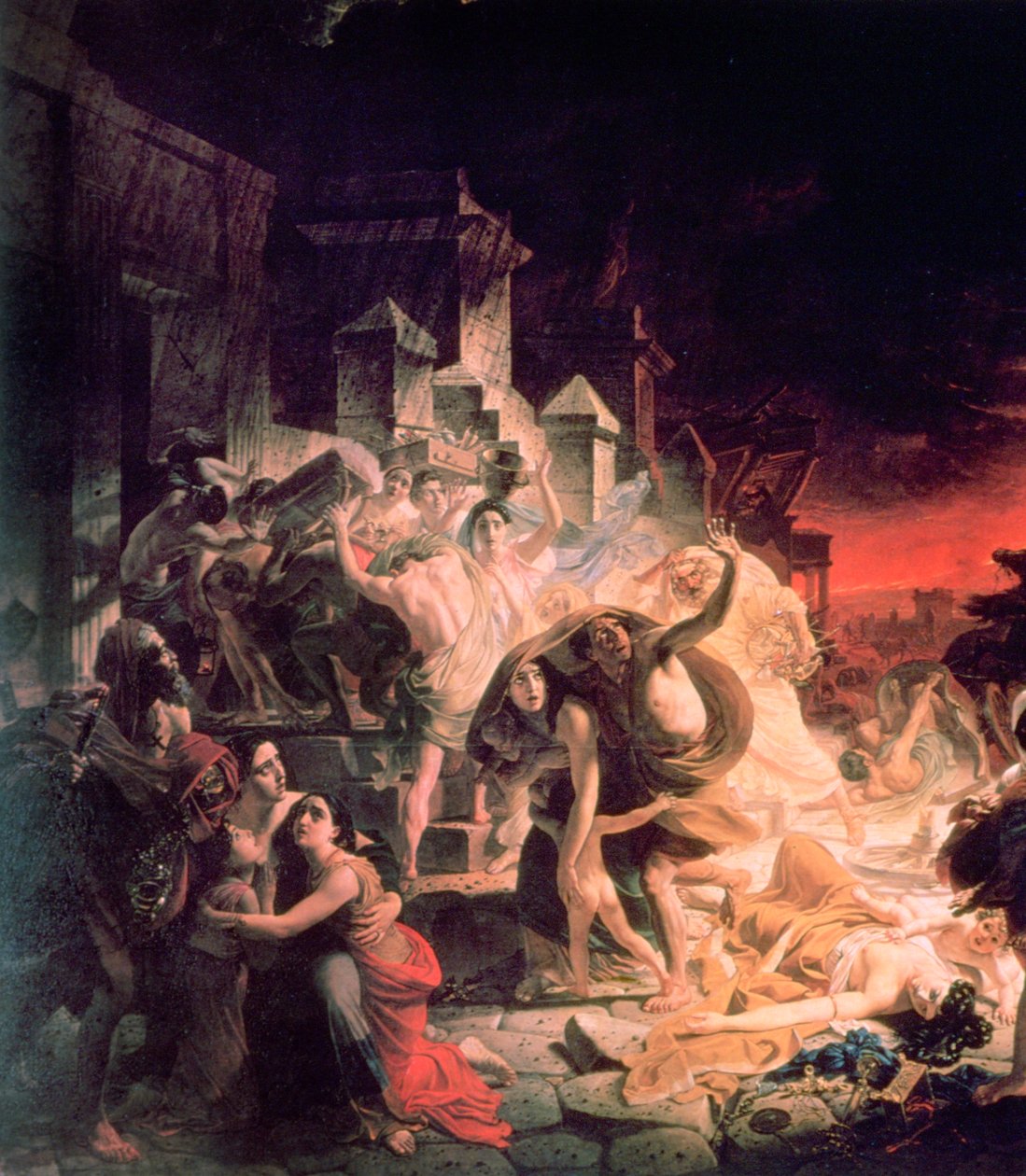 Pompejis sidste dag, 1833 af Antonio Molinari