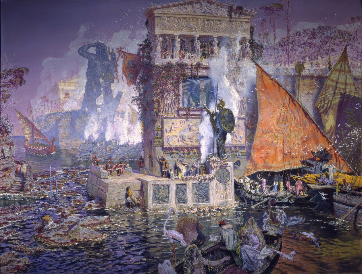 Kolossen på Rhodos af Antonio Munoz Degrain