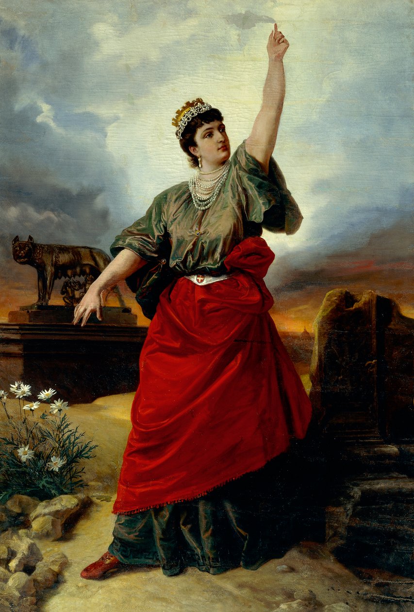 Allegori om Italiens forening, af Antonio Muzzi (1815-1894) af Antonio Muzzi