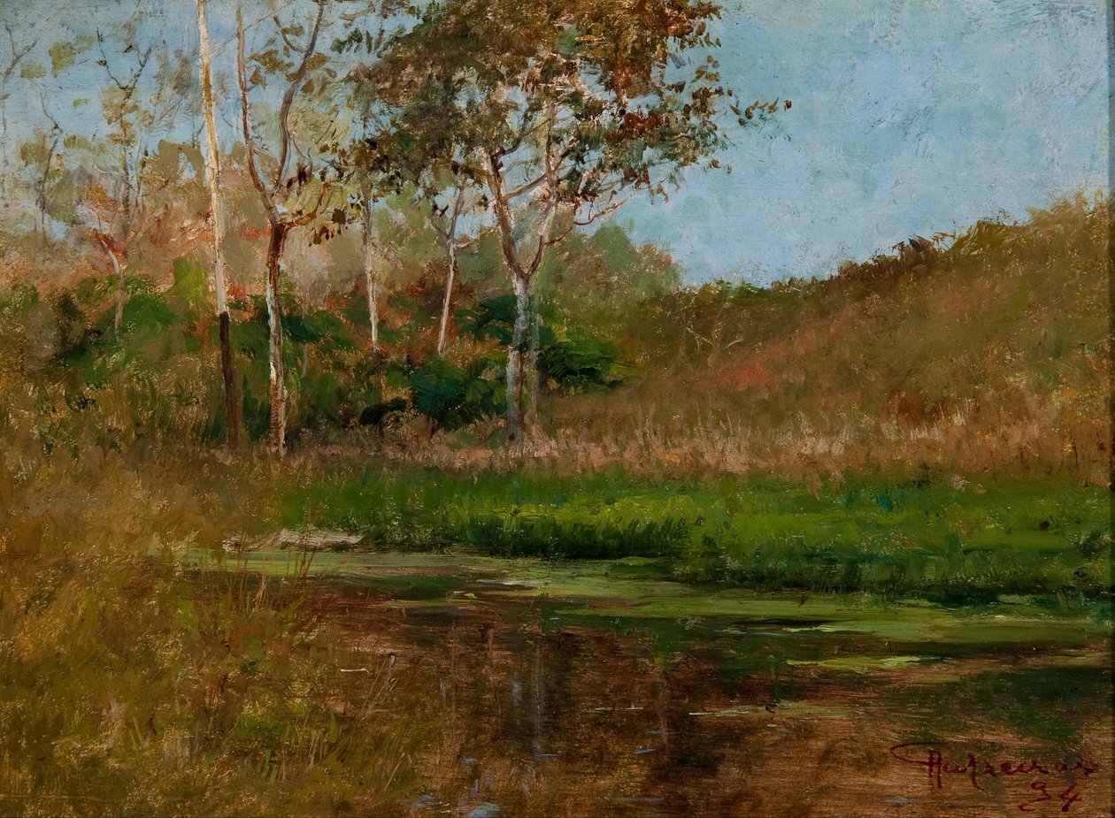 Stillestående vand af Antonio Parreiras
