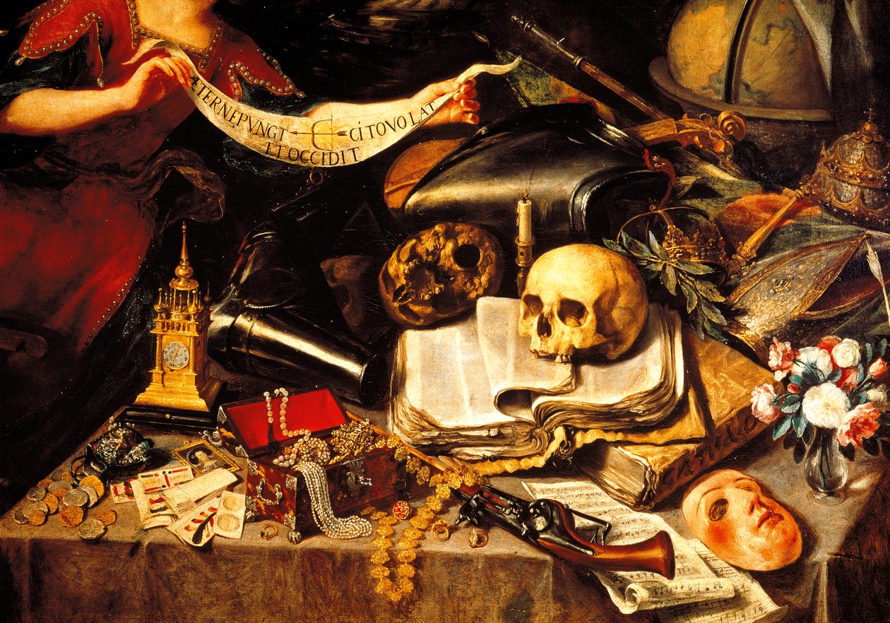Livets oplysning, detalje af Antonio Pereda y Salgado