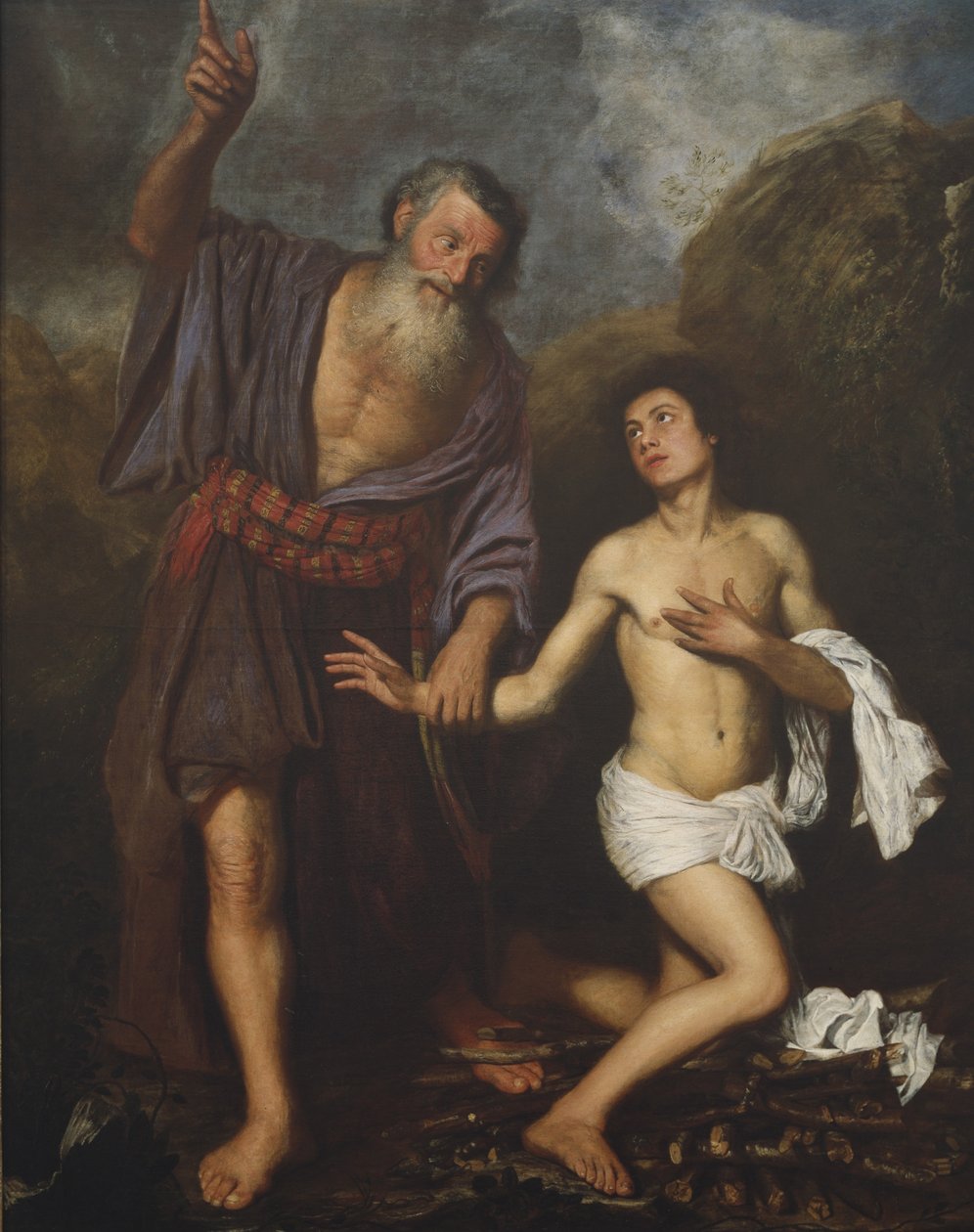 The Sacrifice of Isaac, ca. 1659 (olie på lærred) af Antonio Pereda y Salgado
