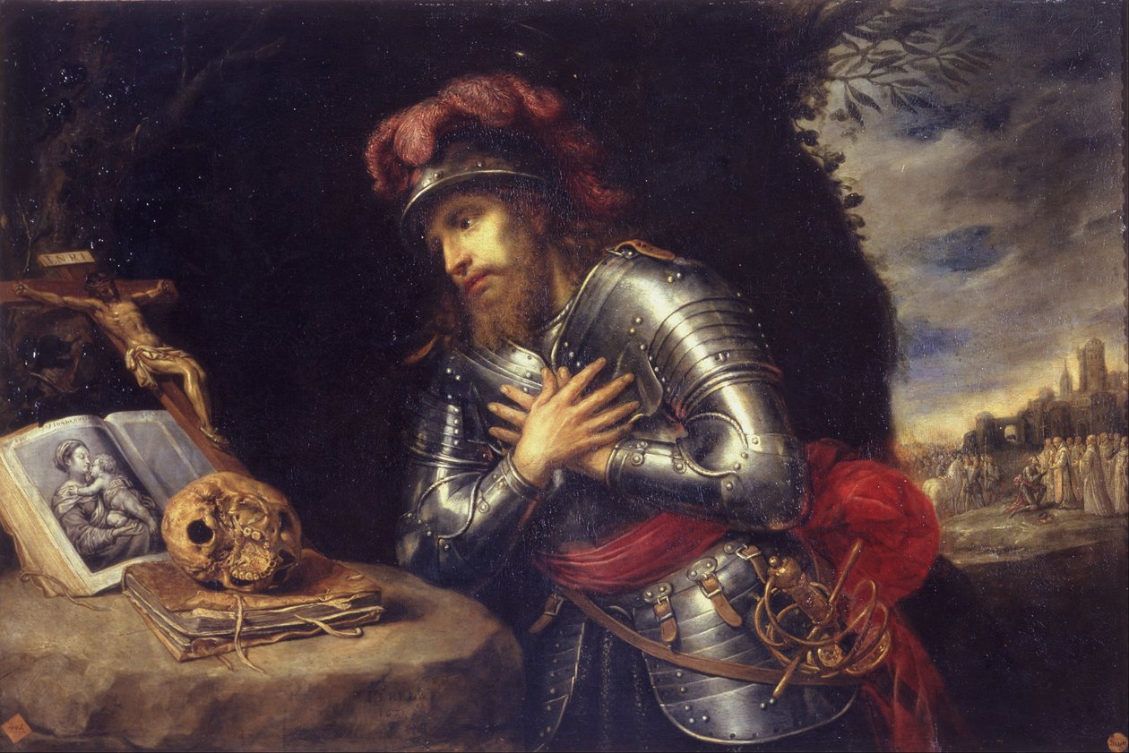 Sankt Vilhelm af Gellone af Antonio Pereda y Salgado de