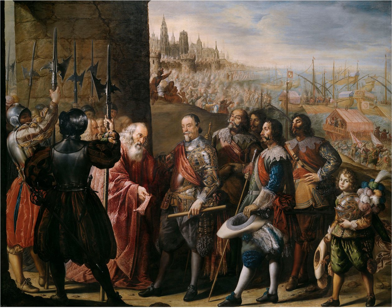 Relieffet af Genova af den 2. markis af Santa Cruz, 1634-1635. af Antonio Pereda y Salgado de