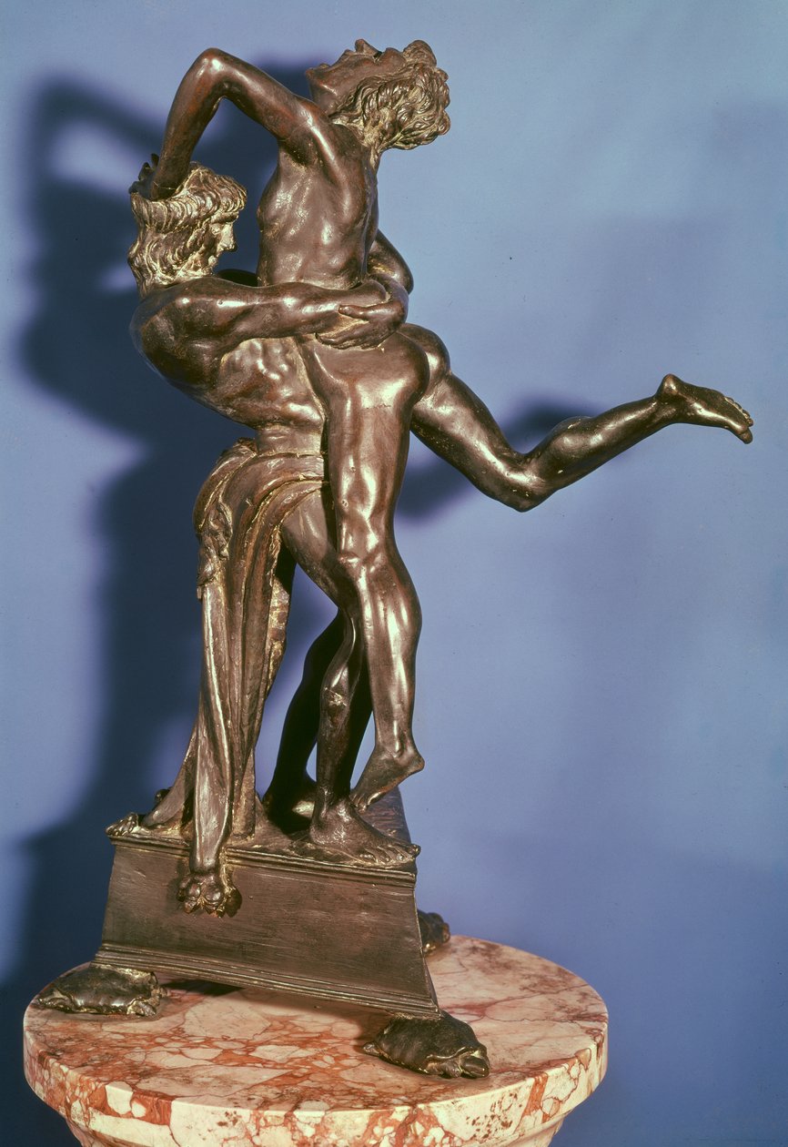 Hercules og Antaeus, 1475 (bronze) (se også 79920) af Antonio Pollaiuolo