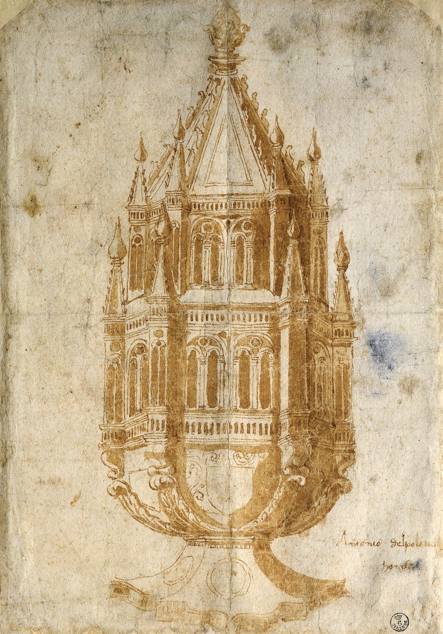 Røgelse (tegning af Antonio Pollaiuolo
