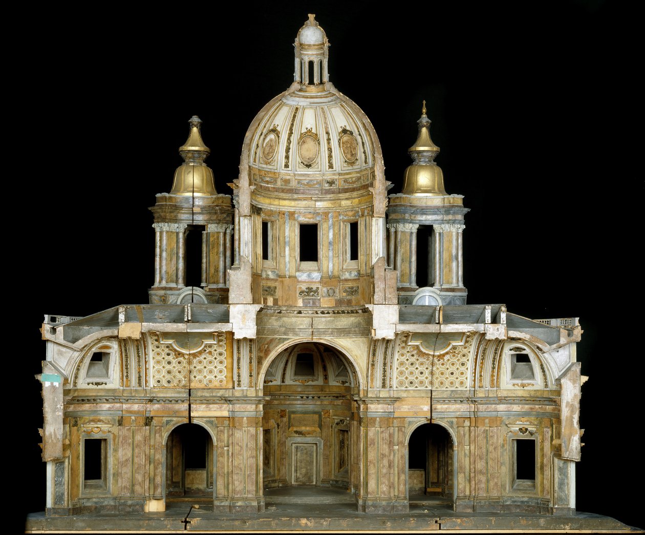 Model af katedralen St. Isaac af Dalmatien i Sankt Petersborg, 1767-69 af Antonio Rinaldi
