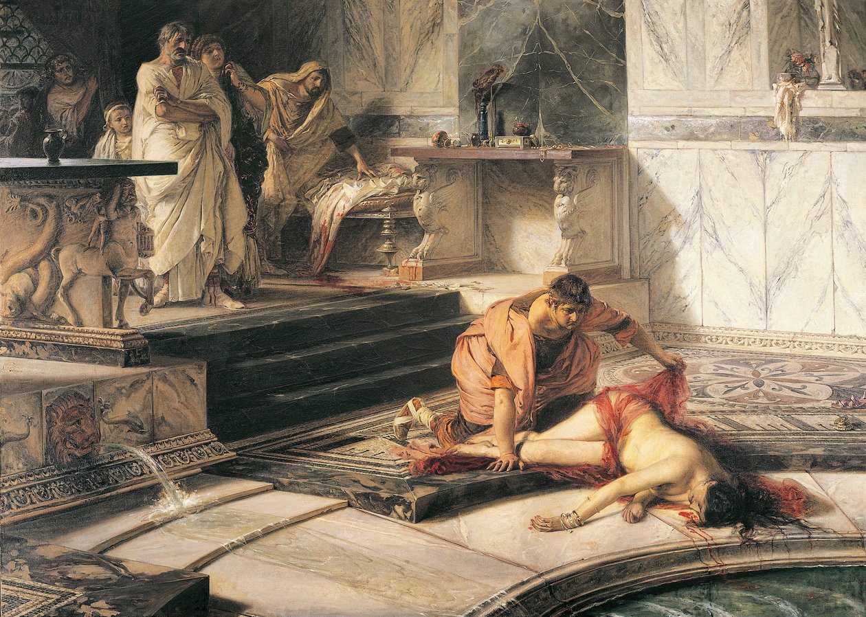 Italien, Cremona, Nero og Agrippina af Antonio Rizzi