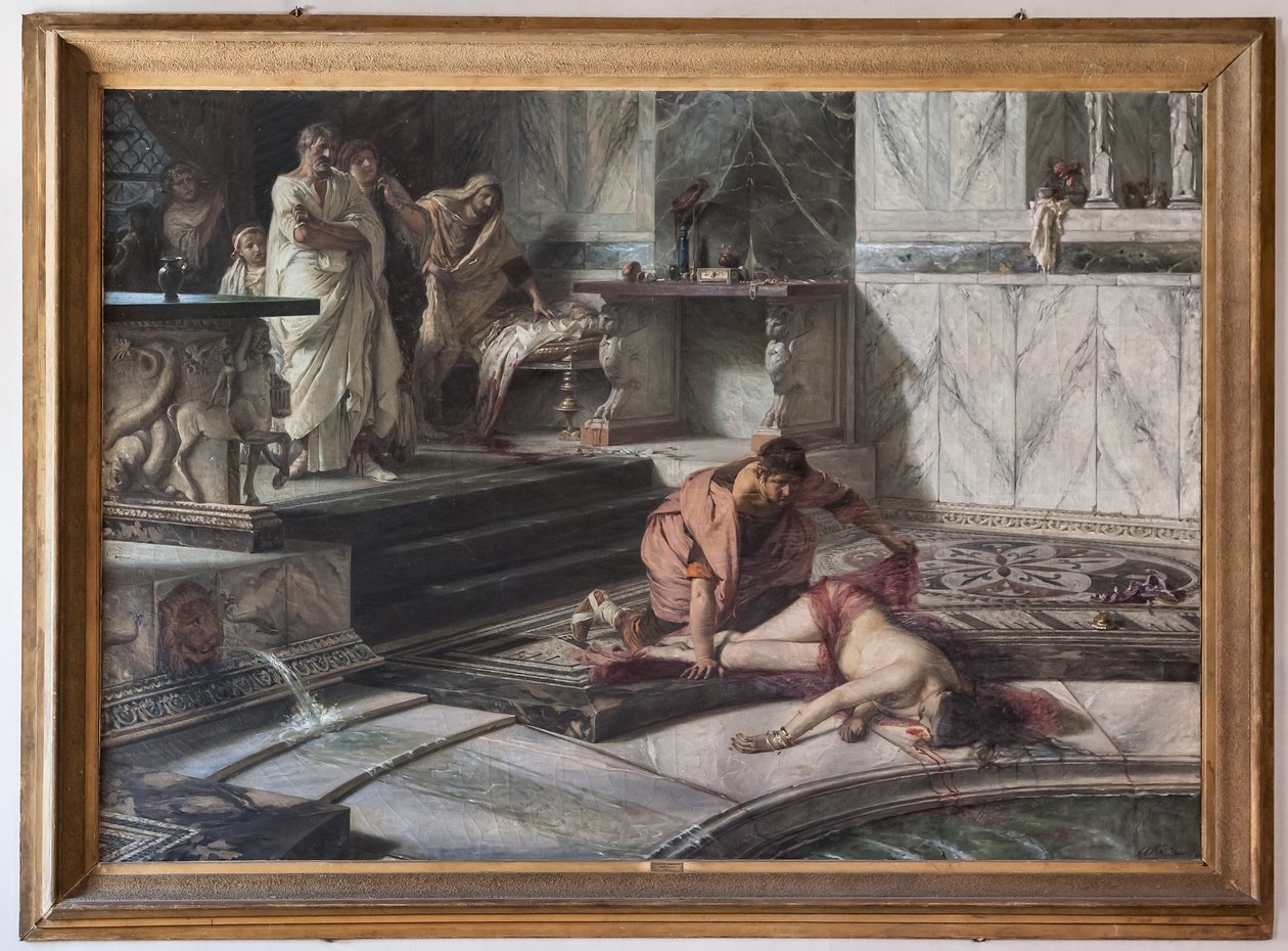 Nero og Agrippina af Antonio Rizzi
