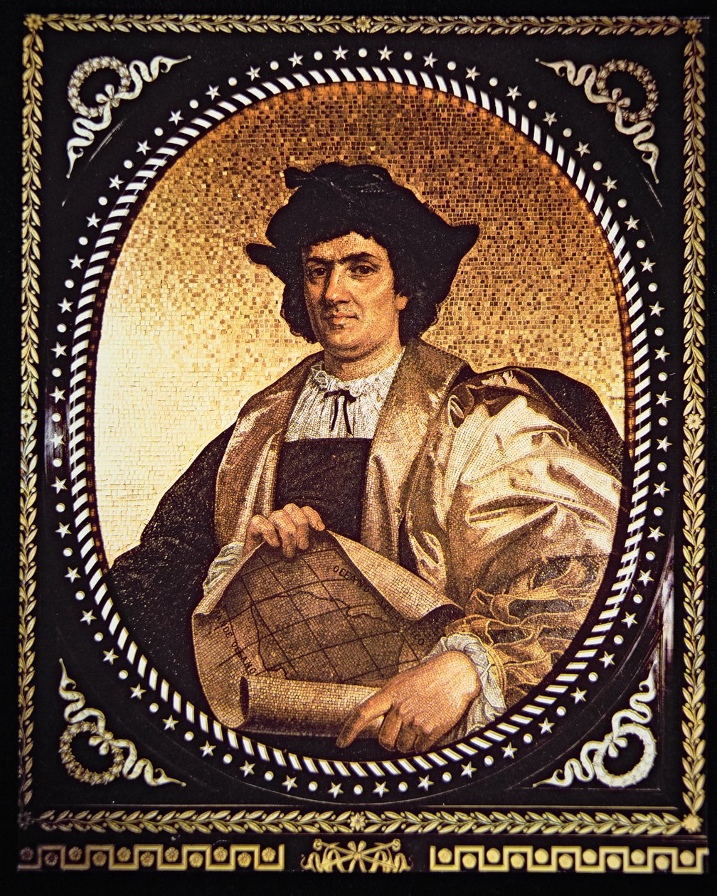 Christopher Columbus (mosaik) af Antonio Salviati