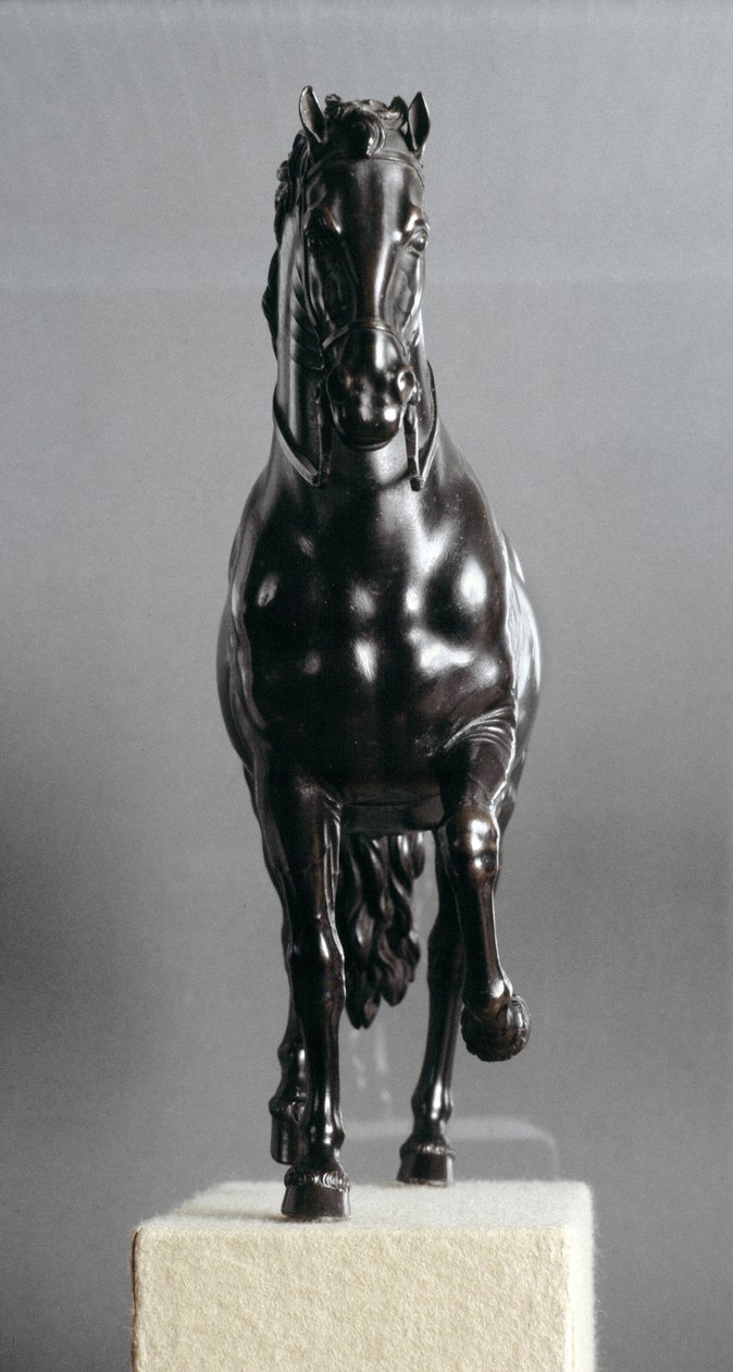 A Pacing Horse, ca. 1600 (støbt bronze) af Antonio Susini