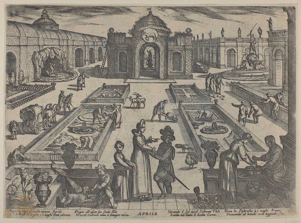 April: En have (De tolv måneder I) af Antonio Tempesta