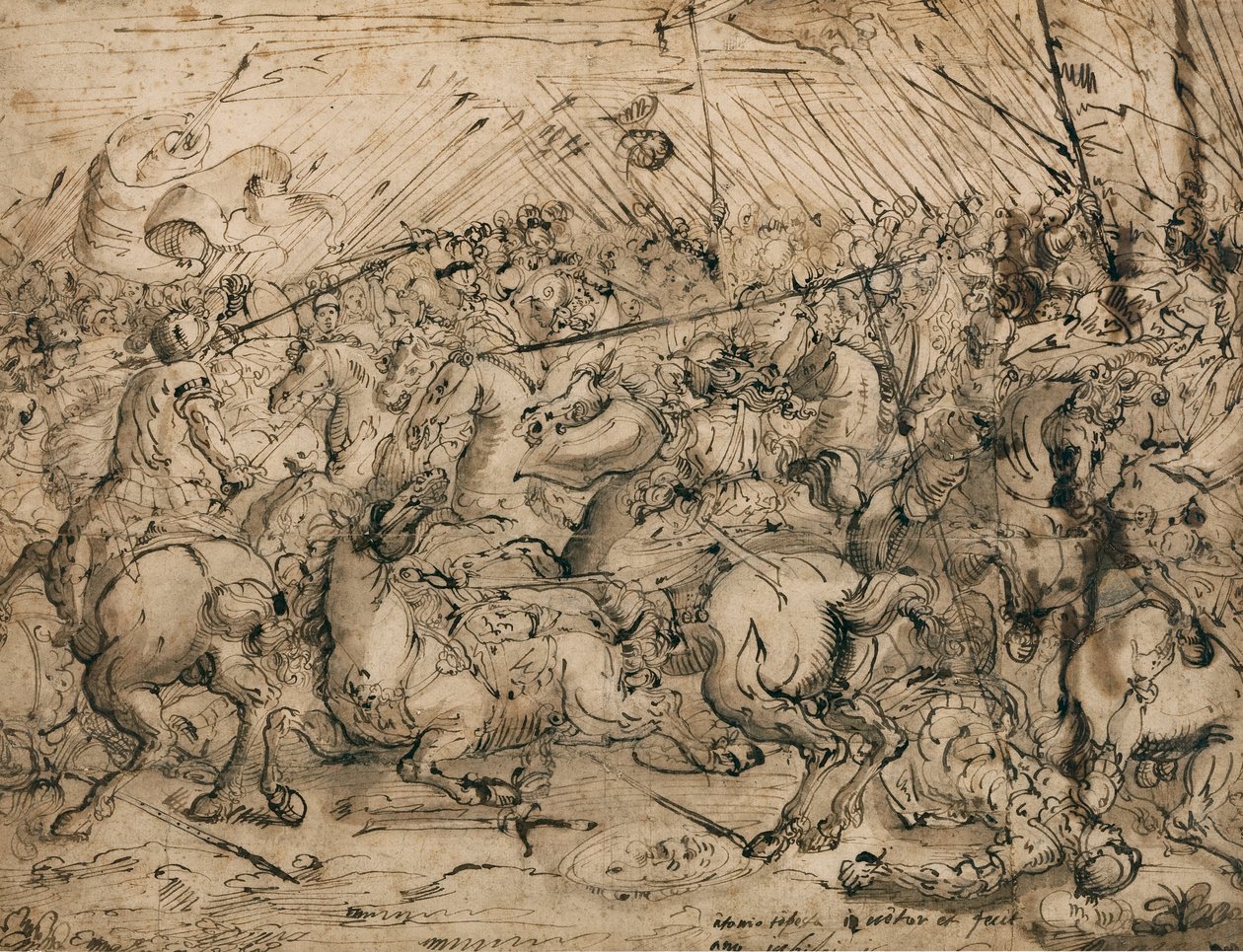 Kampscene af Antonio Tempesta