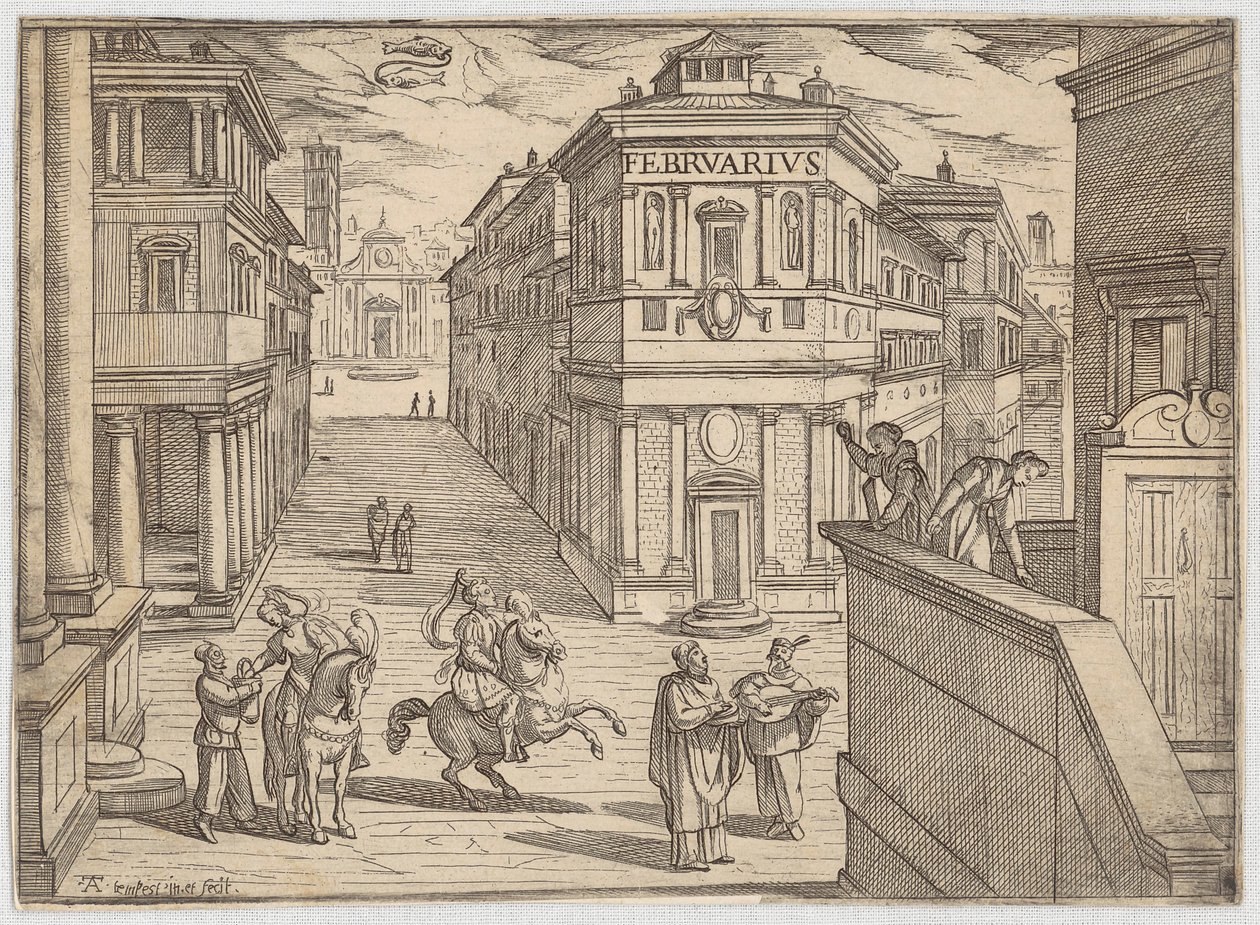 Februar af Antonio Tempesta