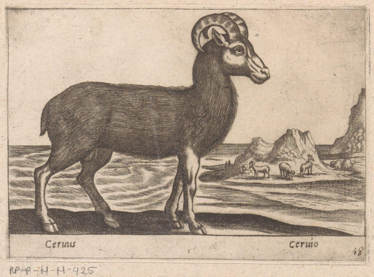 Ædelstene Cerinis / Ceruio (titel på objekt) Dieren en fabelwezens (serietitel) Nova-samling af de mest nysgerrige dyr i verden (serietitel) af Antonio Tempesta