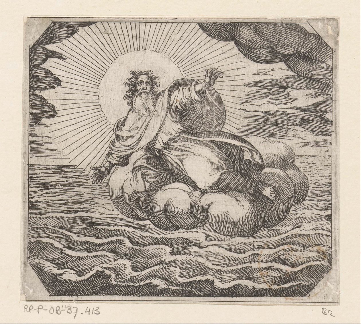 Gud skaber himmel og jord Oprettelse (serietitel) af Antonio Tempesta